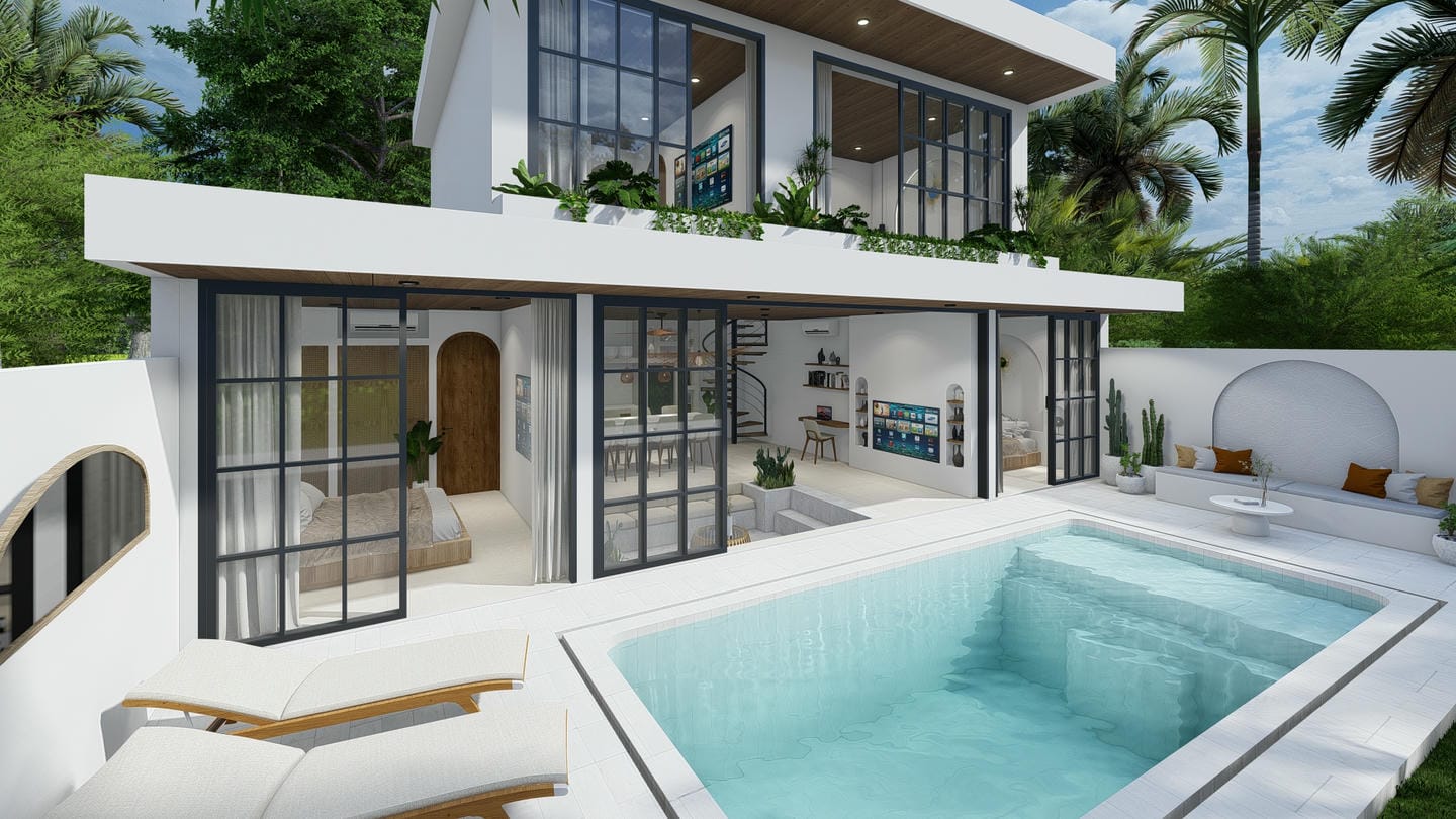 OFFPLAN 4 BEDROOM MODERN VILLA FOR SALE LEASEHOLD IN SEMER BE-2028 